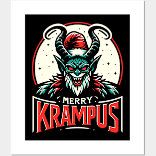 Funny Krampus Men Women Kids Merry Krampus Ugly Christmas Posters and Art